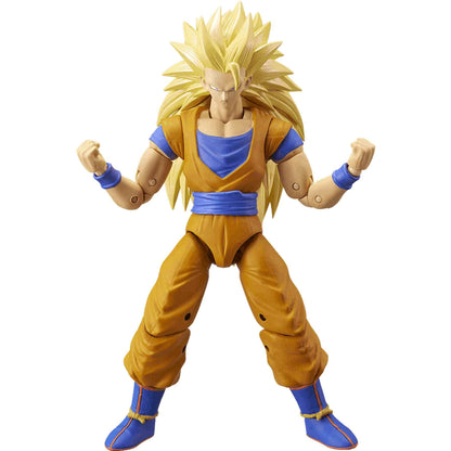 DRAGON BALL Bandai Dragon Stars Figures Super Saiyan 3 Goku | 17cm Articulated Figure | Bandai Dragon Stars Anime Figures SS3 Goku Toy | Anime Gifts And Anime Merch