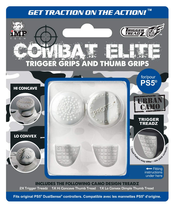 iMP Tech Combat Elite Thumb & Trigger Treadz Dual Sense Controller Grips - Urban Camo (PS5) (PS5