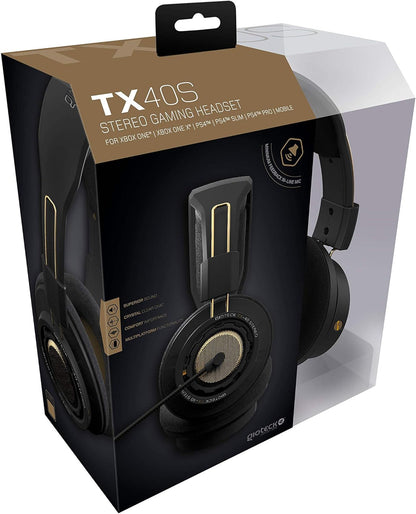 Gioteck TX-40 S Wired Stereo Gaming Headset (Black/Bronze