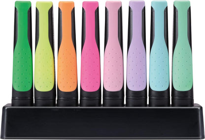 Eco-Friendly Highlighter - STABILO GREEN BOSS Pastel - Deskset of 8 - Assorted Colours