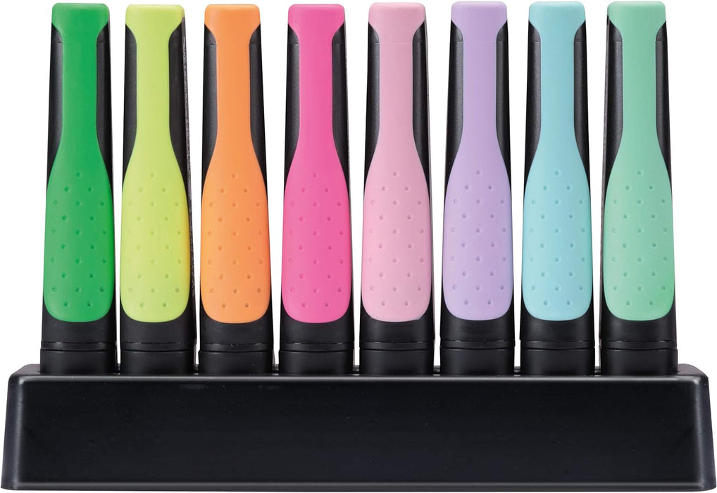 Highlighter - STABILO GREEN BOSS Pastel - Desk Set of 8 - Assorted Colours