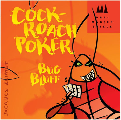 Schmidt | Cockroach Poker | Card Game | Ages 8+ | 2-6 Players | 15 Minutes Playing Time, Orange