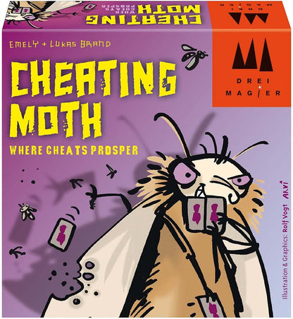 Three Magicians | Cheating Moth | Card Game | Ages 7+ | 3-5 Players | 20 Minutes Playing Time