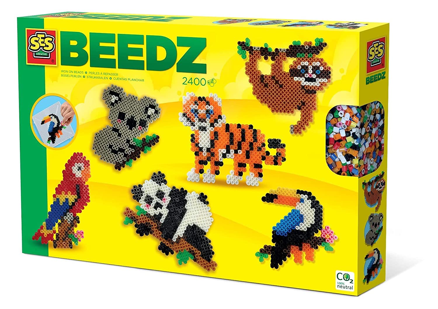Iron on Beads - Jungle Animals
