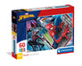 Clementoni - 26048 - Supercolor Puzzle for children-Spider Man-60 Pieces