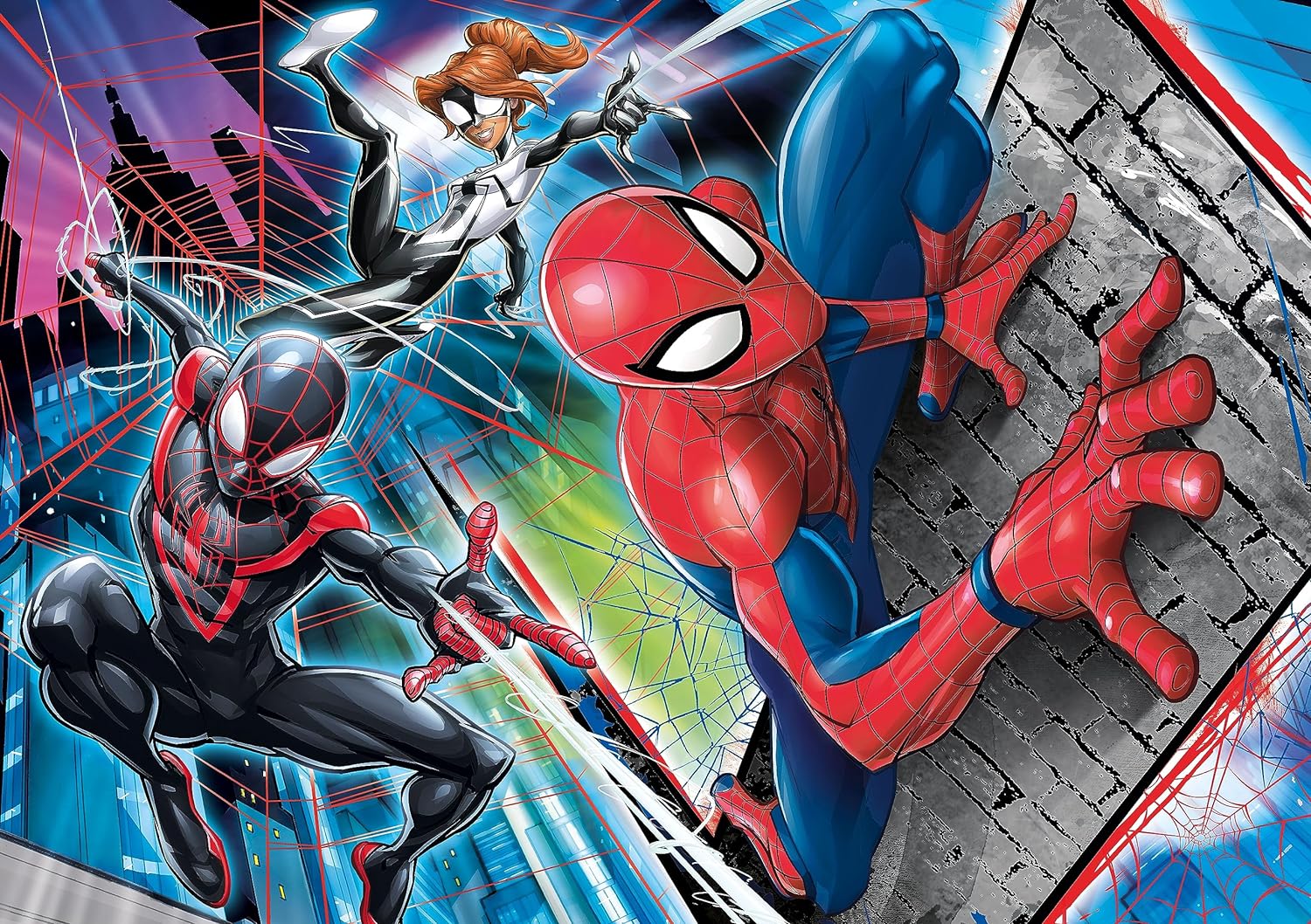 Clementoni - 26048 - Supercolor Puzzle for children-Spider Man-60 Pieces