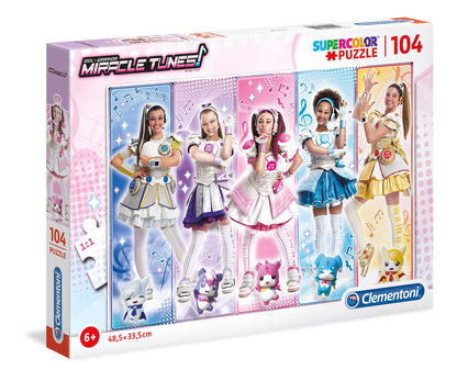 Clementoni Supercolor Puzzle-Miracle Tunes-104 Pieces, Multicoloured, 27122