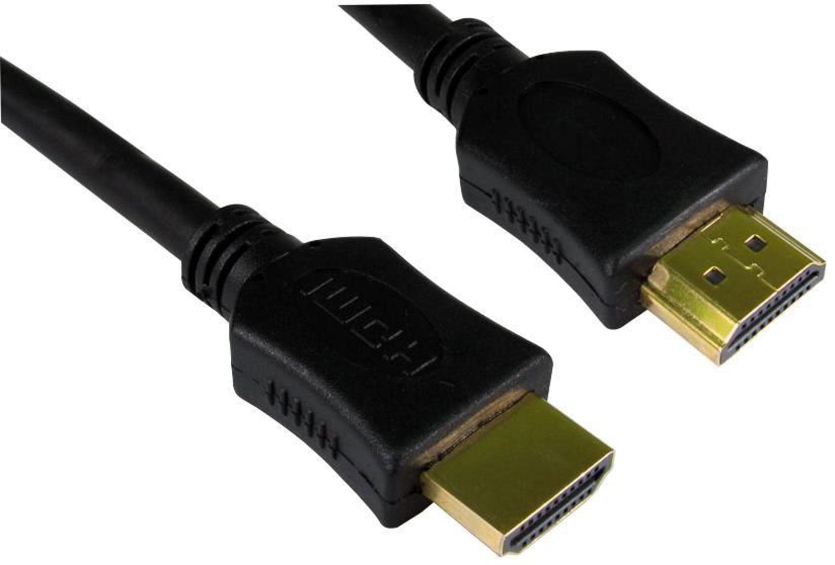 PRO SIGNAL - High Speed 4K UHD HDMI Lead with Ethernet, Male to Male, 0.5m Black
