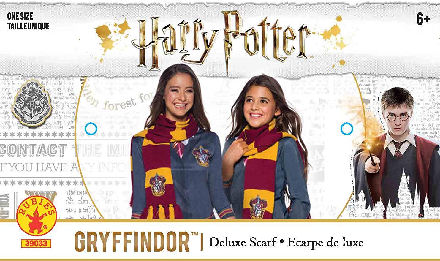 Rubies Official Harry Potter House Deluxe Scarf, Costume Accessory Adults/Childs One Size Halloween