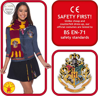 Rubies Official Harry Potter House Deluxe Scarf, Costume Accessory Adults/Childs One Size Halloween