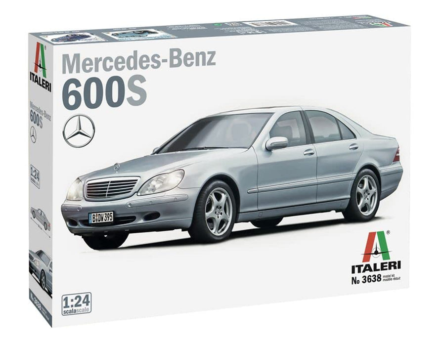 Italeri 3638S 1:24 Mercedes Benz 600S Building, Stand Model Making, Crafts, Hobby, Gluing, Plastic Kit, Detailed
