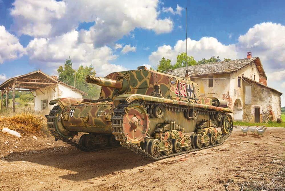 Italeri 6569S 1:35 Semovente M42 da 75/18 mm, Model Building, self-Assembly, Craft, Hobby, Gluing, Plastic kit, Detailed