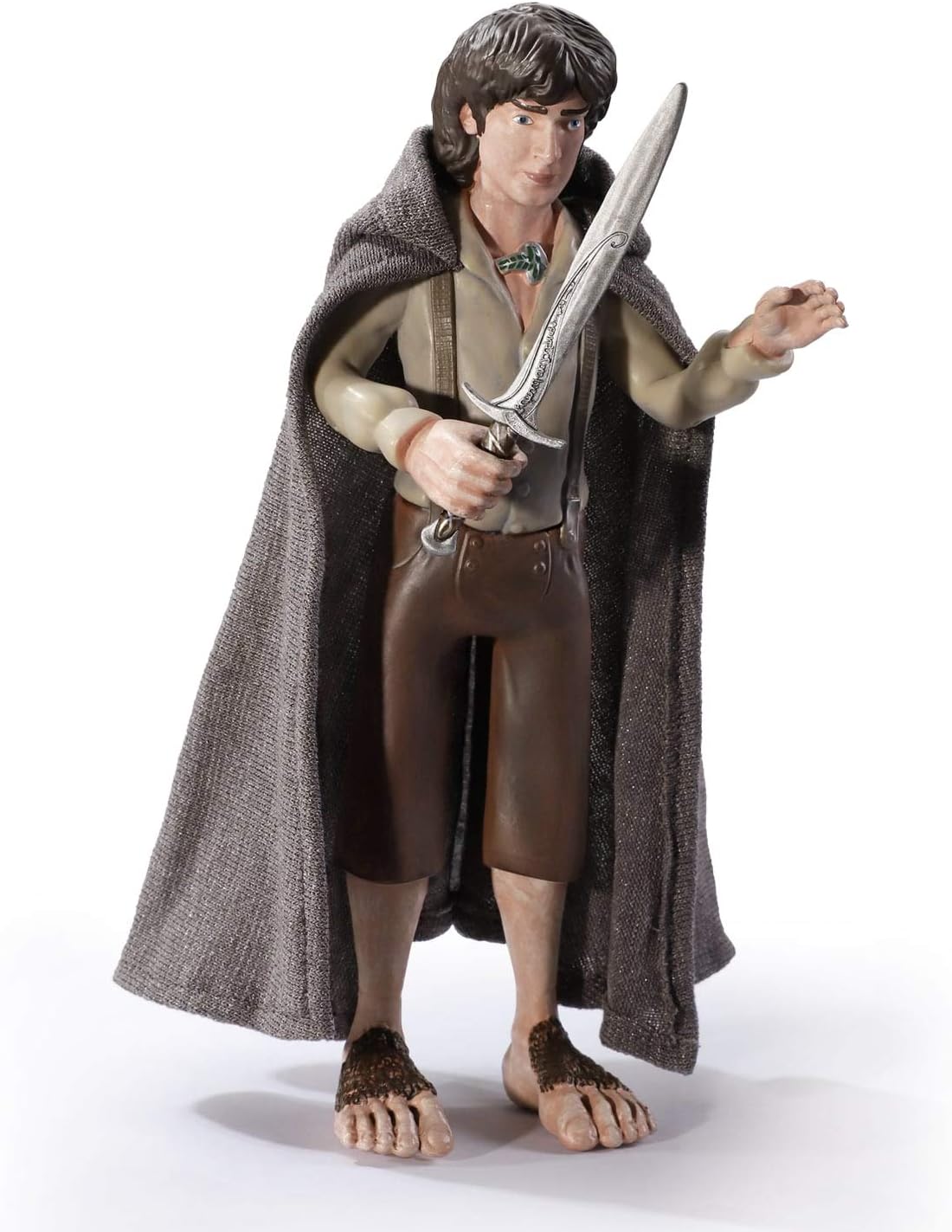 BendyFigs Figura Señor de los Anillos Frodo Baggins, Color Mehrfarbig (The Noble Collection NN2817