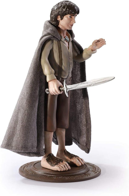 BendyFigs Figura Señor de los Anillos Frodo Baggins, Color Mehrfarbig (The Noble Collection NN2817