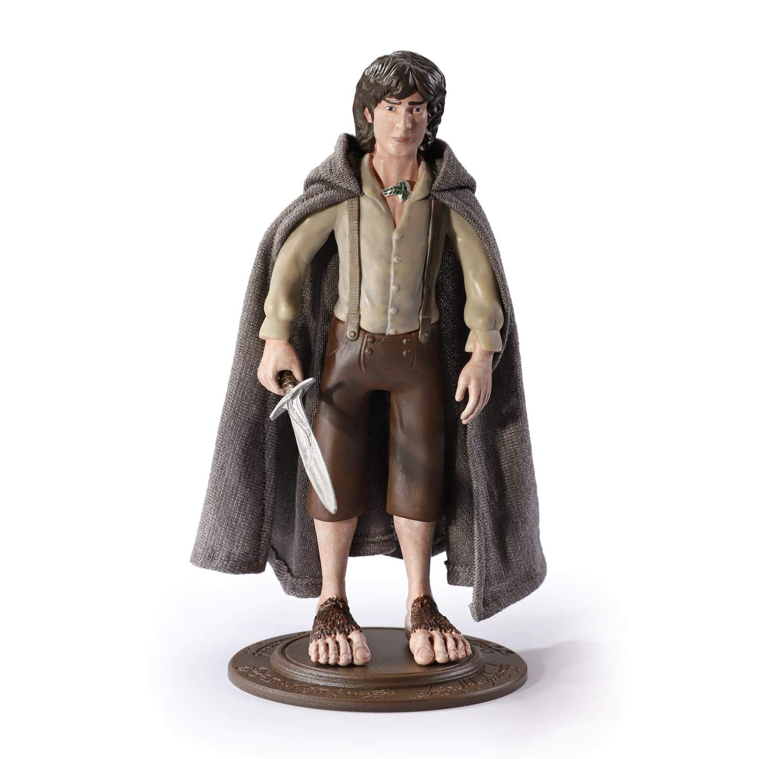 BendyFigs Figura Señor de los Anillos Frodo Baggins, Color Mehrfarbig (The Noble Collection NN2817