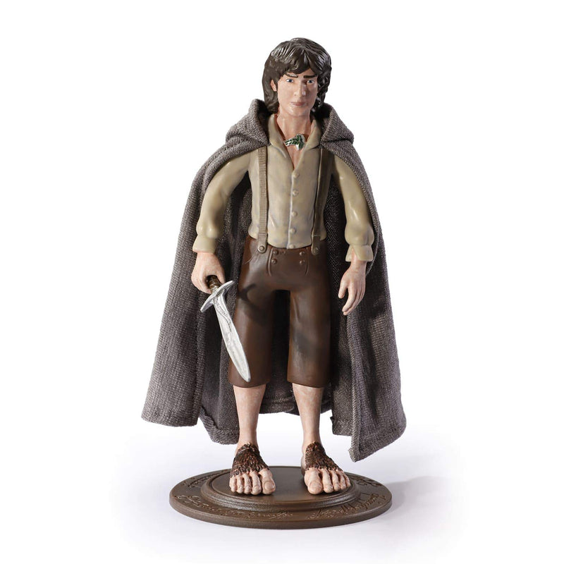 BendyFigs Figura Señor de los Anillos Frodo Baggins, Color Mehrfarbig (The Noble Collection NN2817