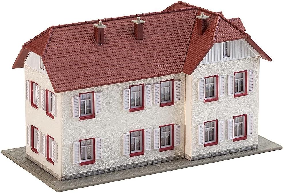 Faller FA 232216 – Two Tier Corner House, Accessory for Model Railway, Model Making