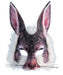 Furry Animal Erwachsene Kostüm Halbmaske