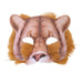 Forum Novelties X78698 Fur Mask | Lion Face Realistic Look | 1pc, unisex-adult, Multi-Colour, One Size