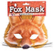 Forum Novelties X78699 Artificial fake/faux/artificial fur Fox Face Mask, Orange, One Size