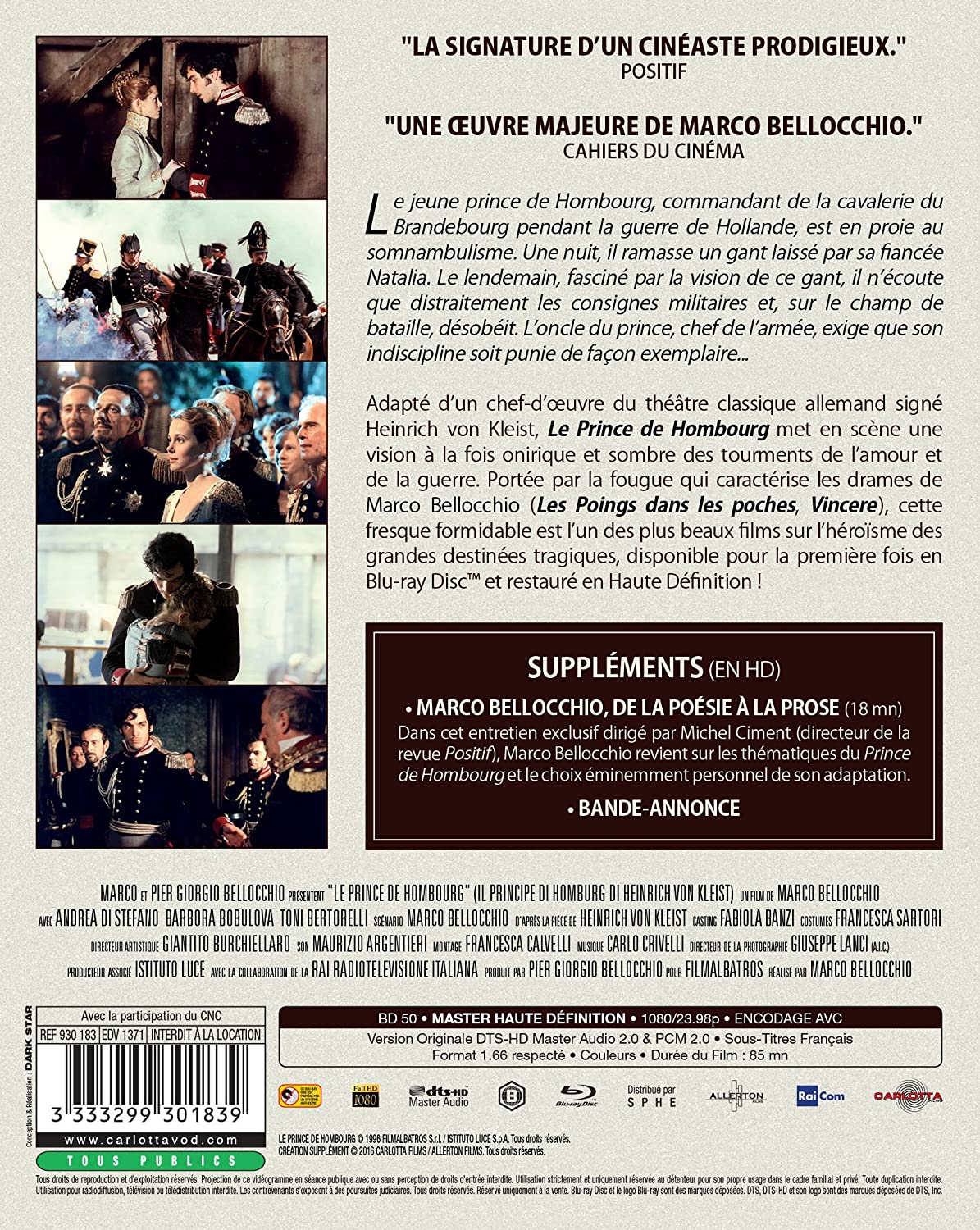 LE PRINCE DE HOMBOURG - MOVIE