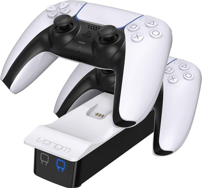 Venom PS5 Controller Twin Docking Station - White (PS5