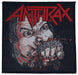 Razamataz Anthrax - Fistfull of Metal Patch 10cm x 10cm Black