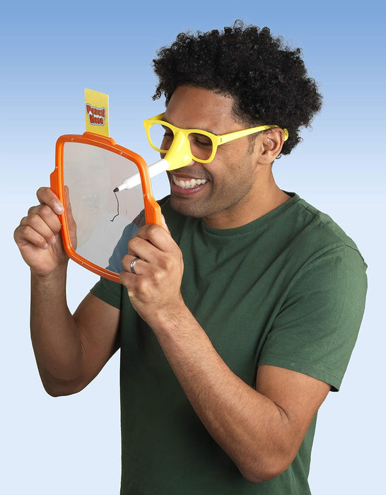 IDEAL | Pencil Nose: The hilarious drawing game that’s not to be sniffed at! | Family Games | For 3+ Players | Ages 8+, Red