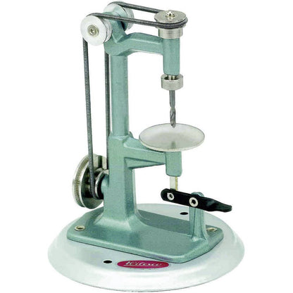 Wilesco 510 – Drill with movable drill table and steel drill.