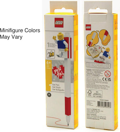 IQ Gel Pen - Red + Minifigure, 1 Piece