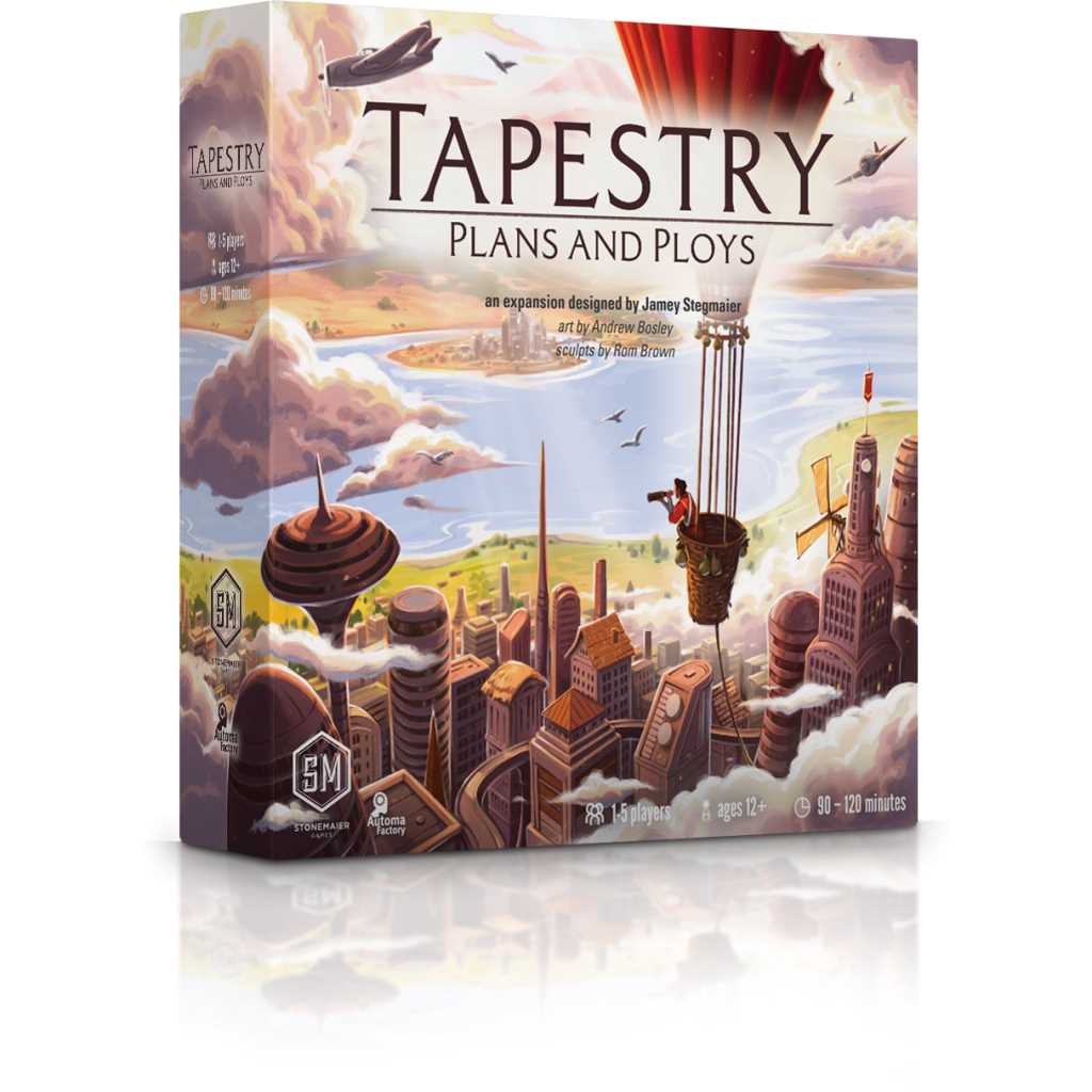 Stonemaier Games Tapestry: Plans & Ploys Expansion - Strategy Board Game for 1-5 Players