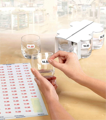 Avery L4731REV-25 Self-Adhesive Removable Mini Labels, 189 Labels Per A4 Sheet