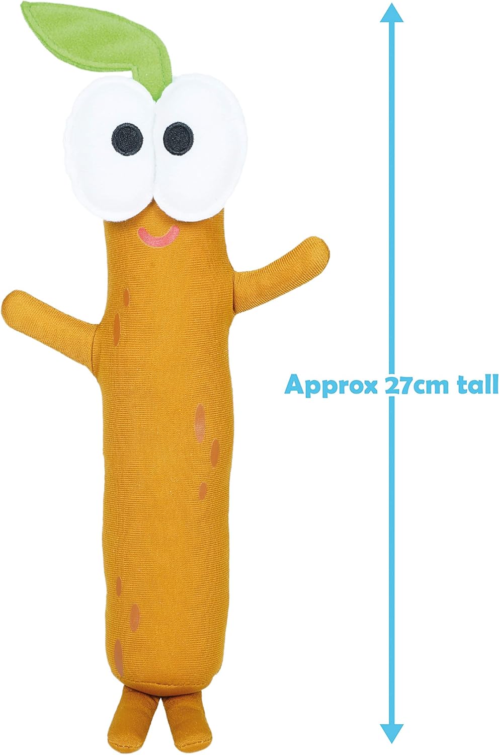 Hey Duggee Singing Sticky Stick Stick Soft Toy, Brown Single