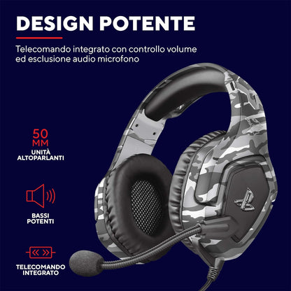 Trust Gaming Casque Gamer PS4 et PS5 avec Licence Officielle pour Playstation GXT 488 Forze-G - avec Microphone Flexible Repliable, Coupure du Micro et Réglage du Volume sur Fil