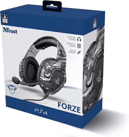 Trust Gaming Casque Gamer PS4 et PS5 avec Licence Officielle pour Playstation GXT 488 Forze-G - avec Microphone Flexible Repliable, Coupure du Micro et Réglage du Volume sur Fil