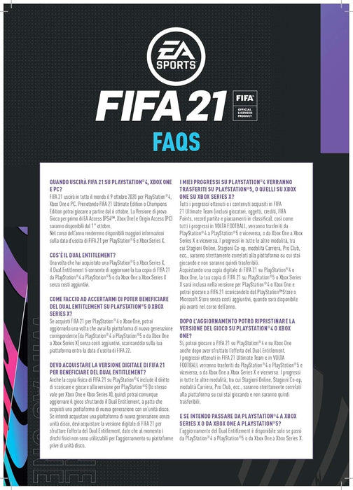 Fifa 21- Xbox One, include upgrade per Xbox Series X