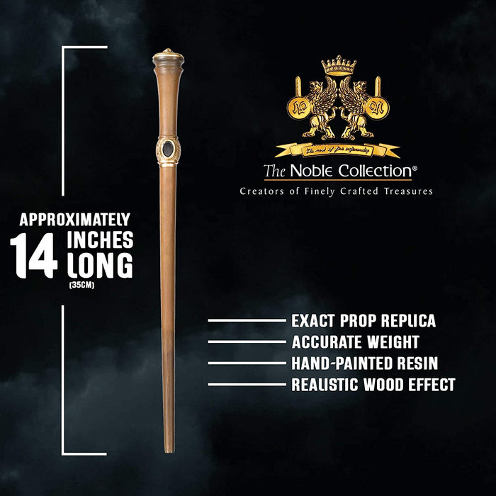 The Noble Collection - Mundungus Fletcher Character Wand - 13in (33cm) Wizarding World Wand With Name Tag - Harry Potter Film Set Movie Props Wands
