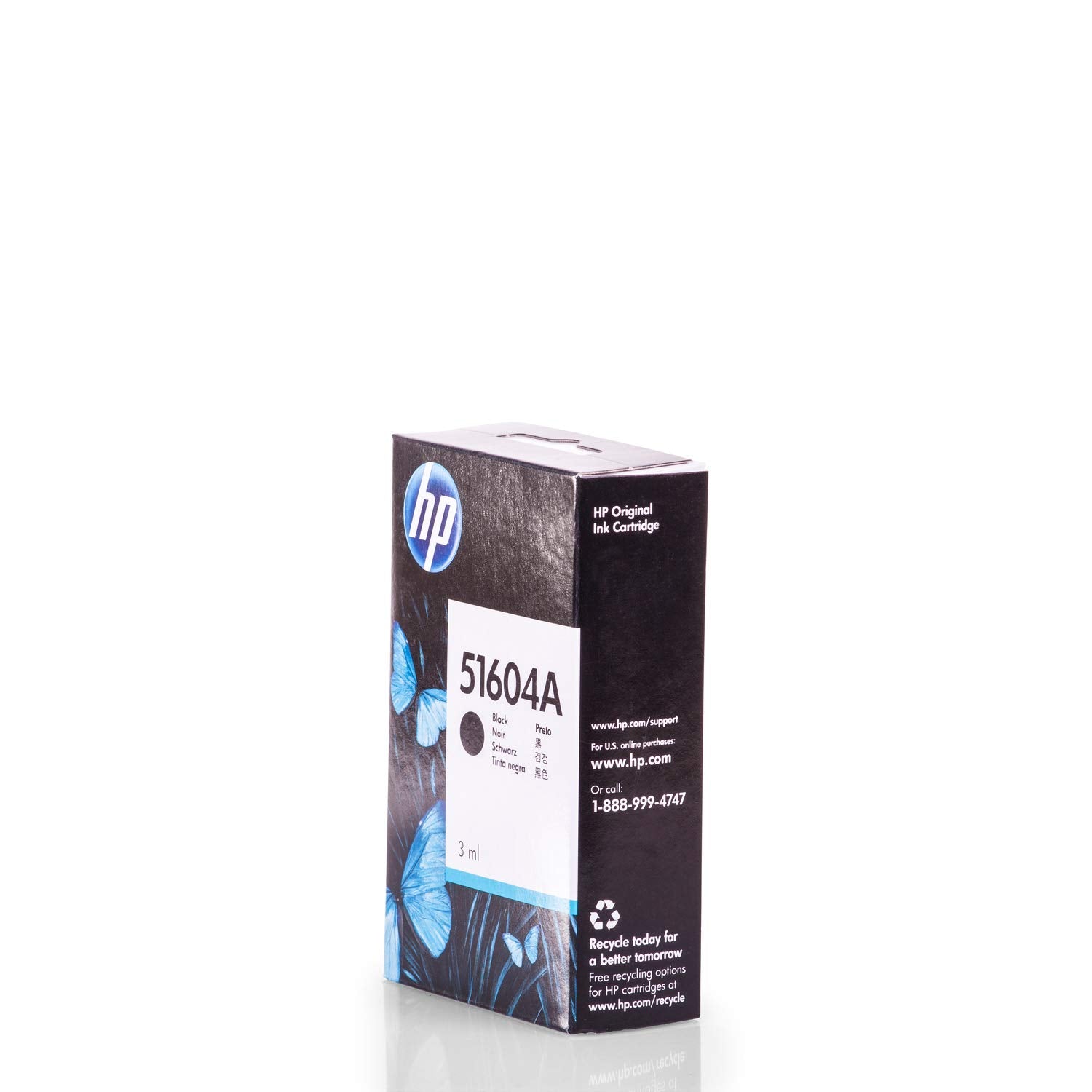 HP 51604 A Ink Cartridge – Ink Cartridge for Printers, Black, 10 – 80%, -10 – 60 °C, HP Thinkjet, QUIETJET, Paintjet & Deskjet, 10 – 40 °C, 70 x 38 x 114 mm