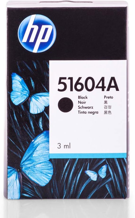 HP 51604 A Ink Cartridge – Ink Cartridge for Printers, Black, 10 – 80%, -10 – 60 °C, HP Thinkjet, QUIETJET, Paintjet & Deskjet, 10 – 40 °C, 70 x 38 x 114 mm