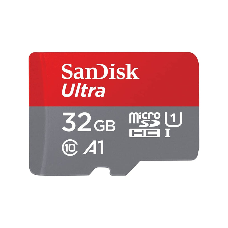 SanDisk Ultra Android microSDHC UHS-I Speicherkarte 32 GB + Adapter (Für Smartphones und Tablets, A1, Class 10, U1, Full HD-Videos, bis zu 120 MB/s Lesegeschwindigkeit) 10 Jahre Garantie