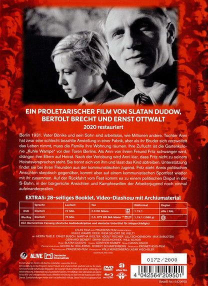 DUDOW, SLATAN - KUHLE WAMPE ODER: WEM GEHORT DIE WELT? - LIMITIERTES UND NUMMERIERTES MEDIABOOK