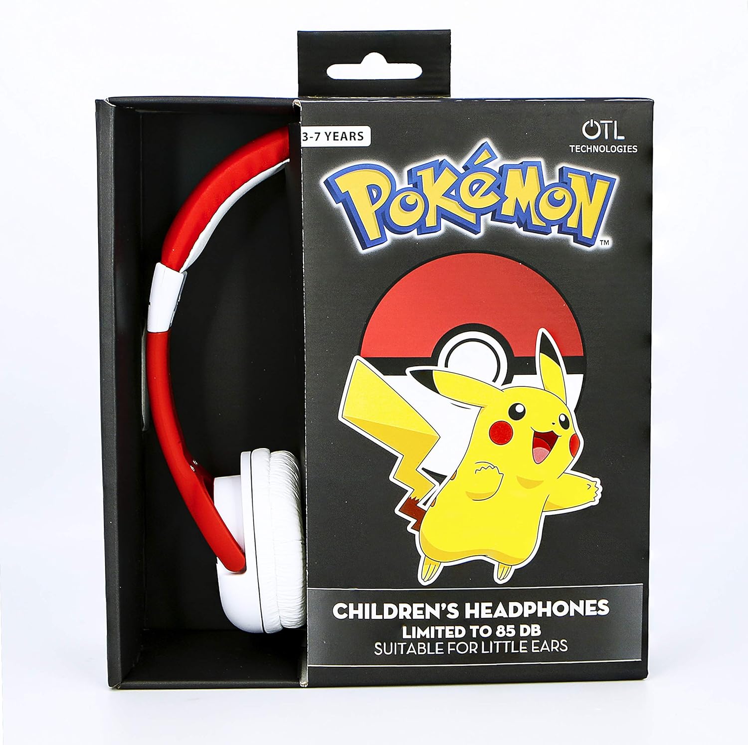 OTL Technologies PK0758 Kids Headphones - Pokémon Pokéball Wired Headphones for Ages 3-7 Years