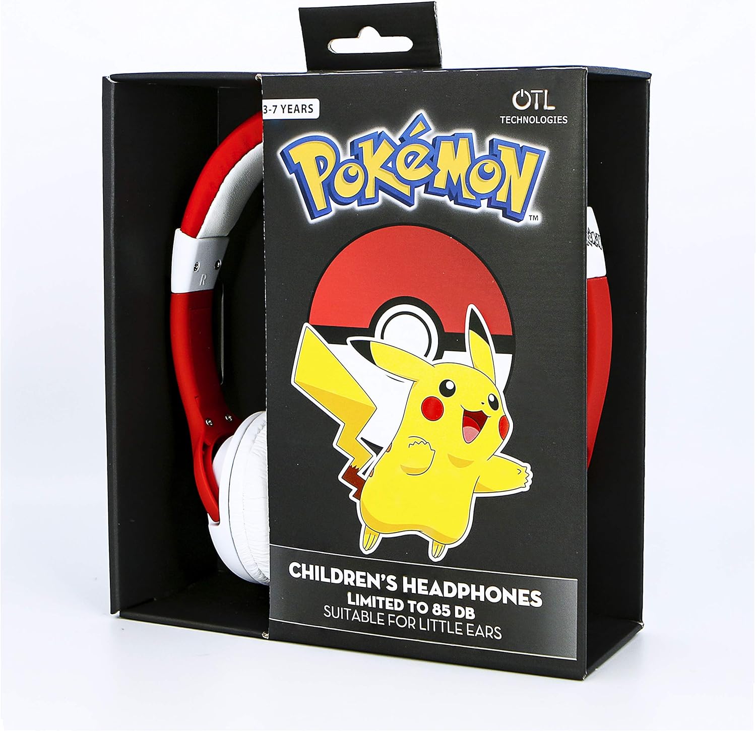 OTL Technologies PK0758 Kids Headphones - Pokémon Pokéball Wired Headphones for Ages 3-7 Years