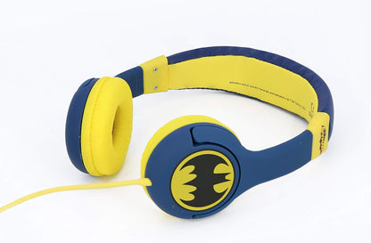 OTL Technologies Batman Bat Signal Junior Hoofdtelefoon, gevoerde beugel, in grootte verstelbaar, met kabel, voor kinderen, volumebegrenzing tot 85 dB, unisex, officieel gelicentieerd product