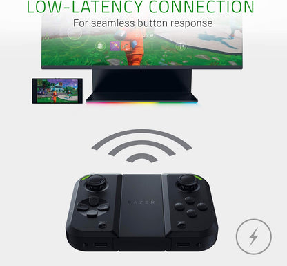 Razer Junglecat - Option A - Portable Dual-Sided Gaming Controller for Android One Size,Black