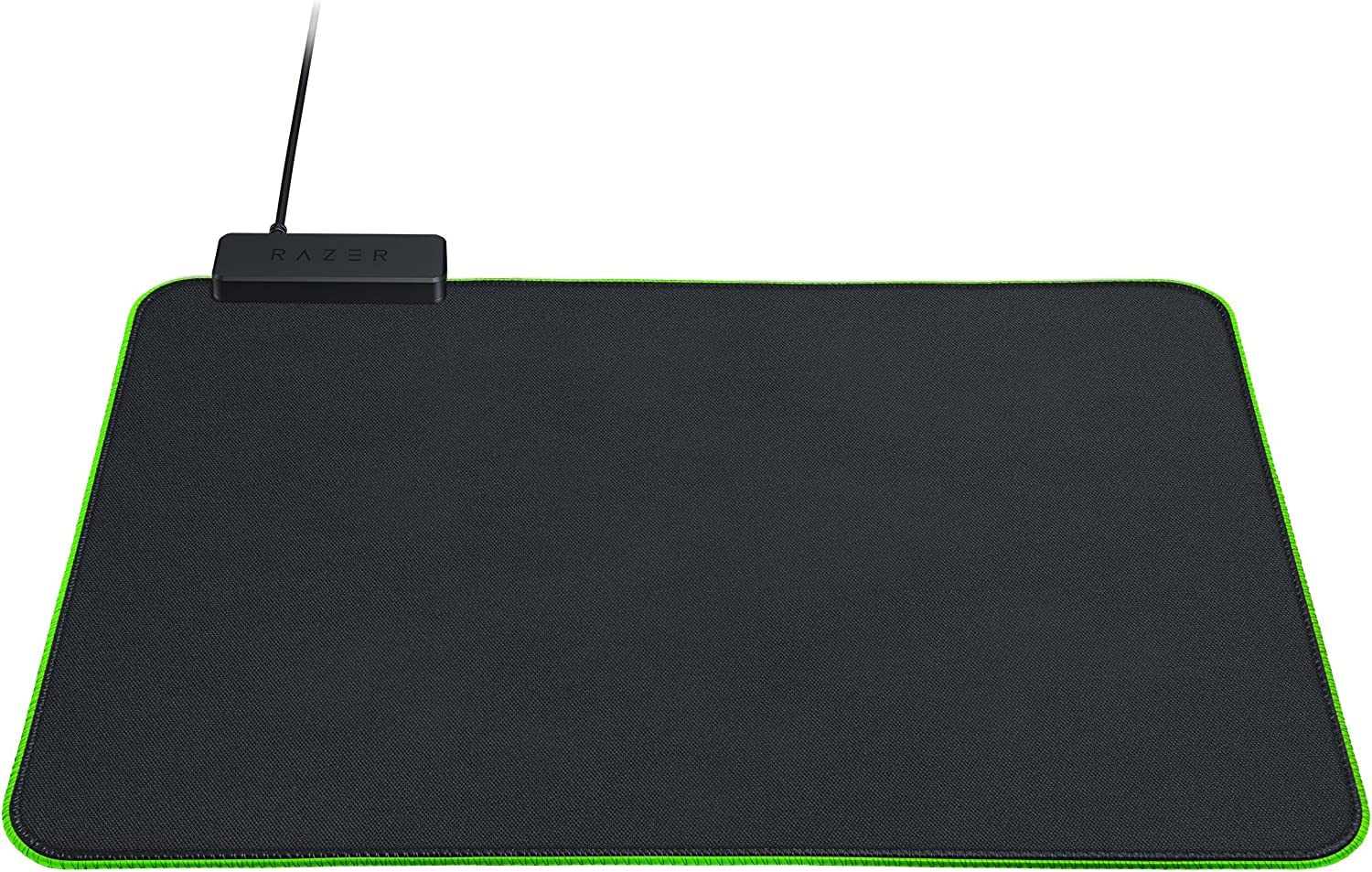 Razer Goliathus Chroma - Soft Gaming Mouse Mat with RGB Lighting (Cable Holder, Fabric Surface, Non-Slip, Quilted Edge, Optimized for all Mice) Black