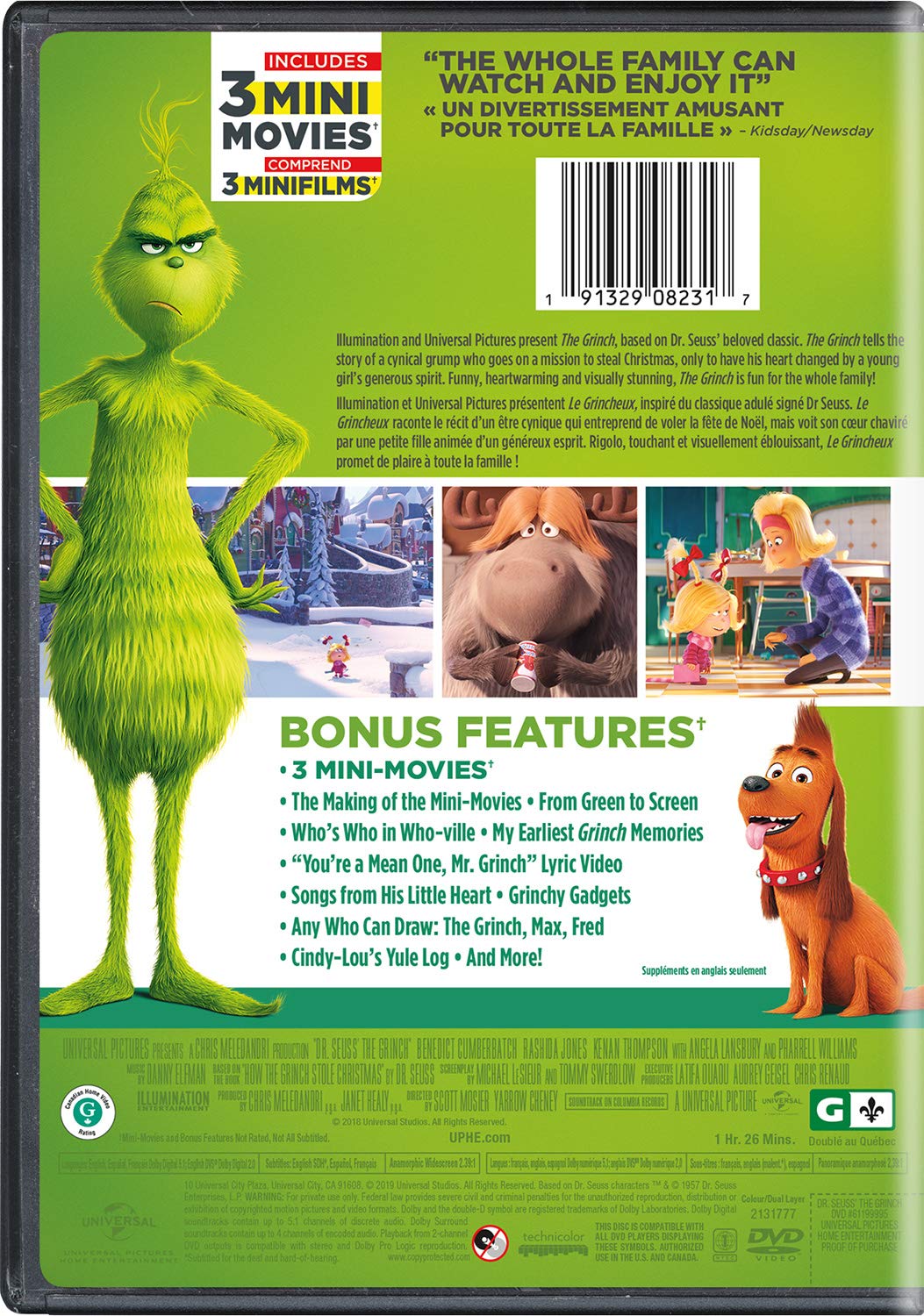 Dr. Seuss' The Grinch / Le Grincheux