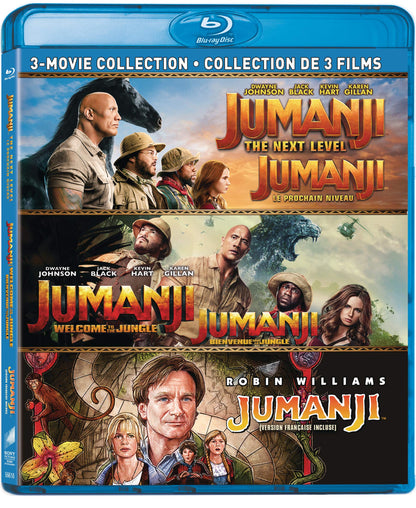 Jumanji (1995) / Jumanji: The Next Level / Jumanji: Welcome to the Jungle - Set  (Bilingual)
