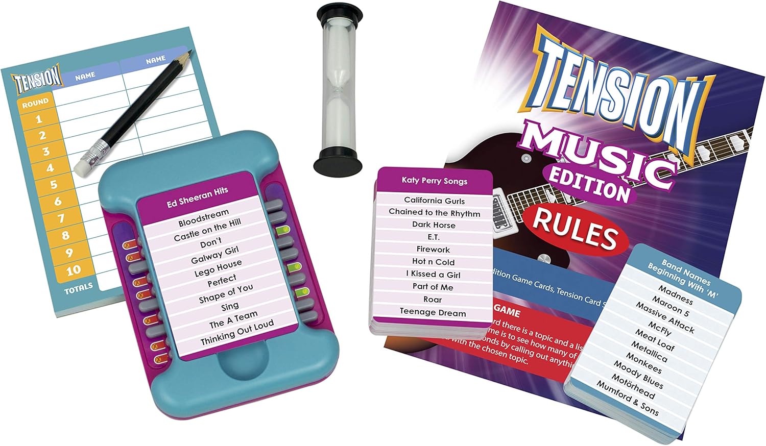 Cheatwell Games Tension Music Edition, Pink and Blue