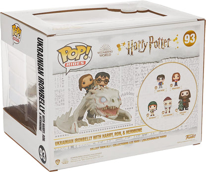Funko Pop! Rides: Harry Potter - Gringotts Dragon with Harry, Ron, and Hermione, Vinyl Figure